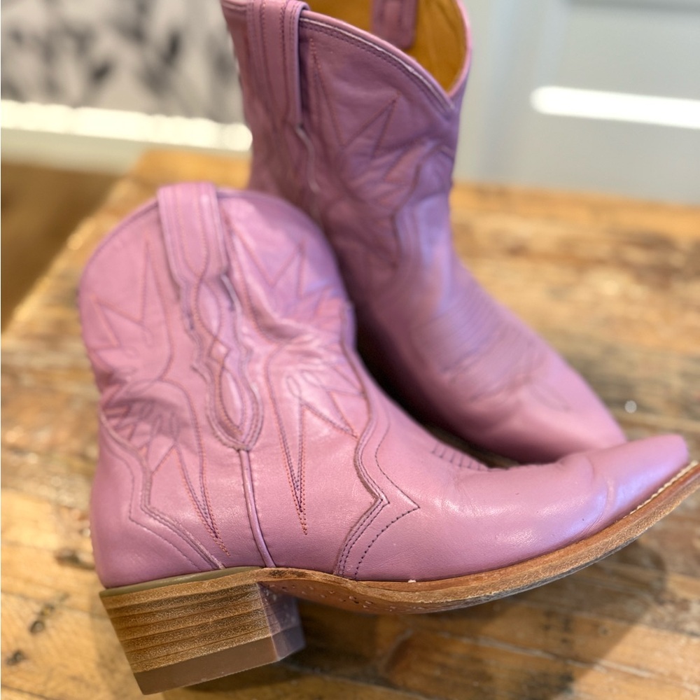 Tecovas Orchid Lynn Heeled Boots - Picture 8 of 8